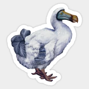 The extinct Dodo. Dodo illustration. Quirky, weird and fluffy. Have a piece of natural history. Unique gift. Sticker